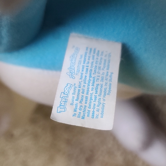 Vintage Playskool Tiny Toons Adventures Buster and Babs Plushies - Picture 4 of 6